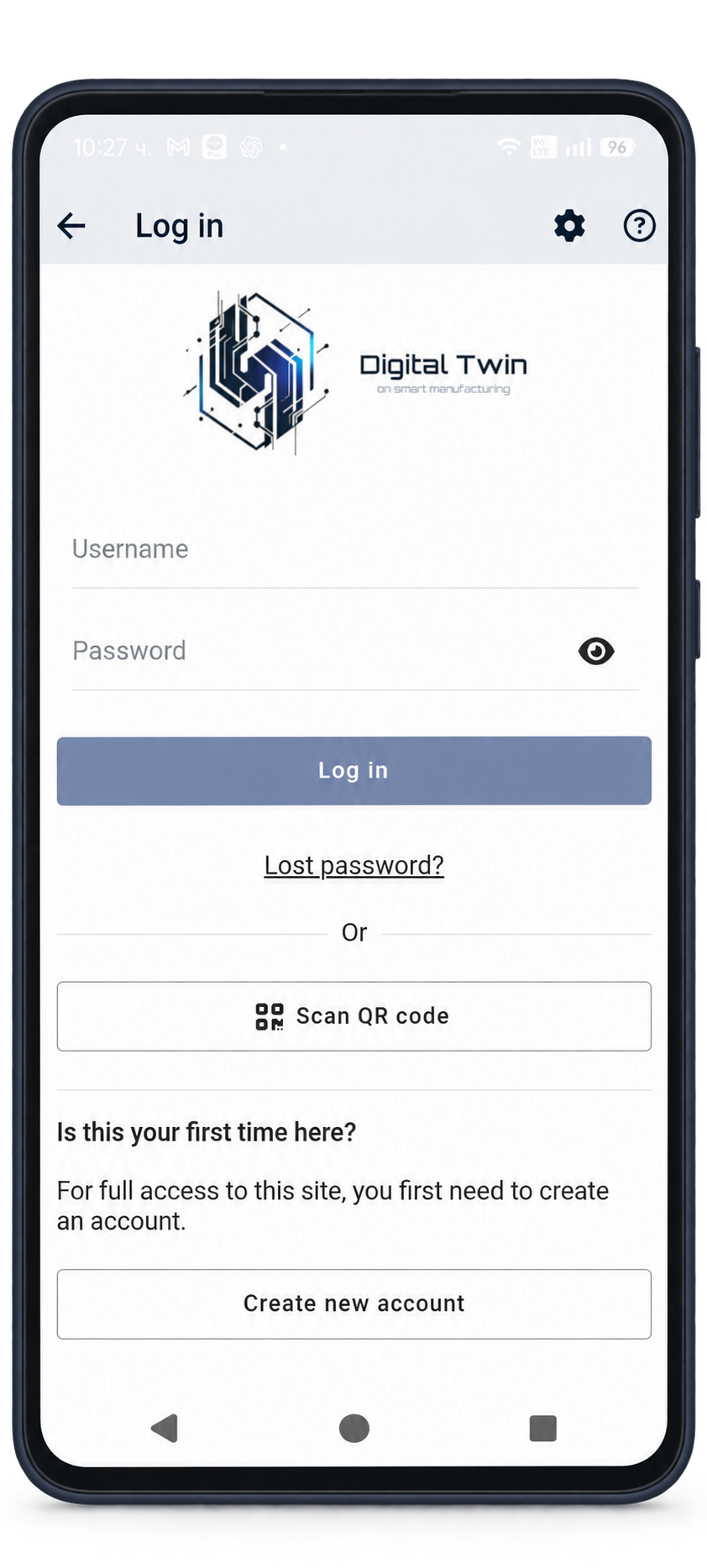 Digital Twin Mobile App 1
